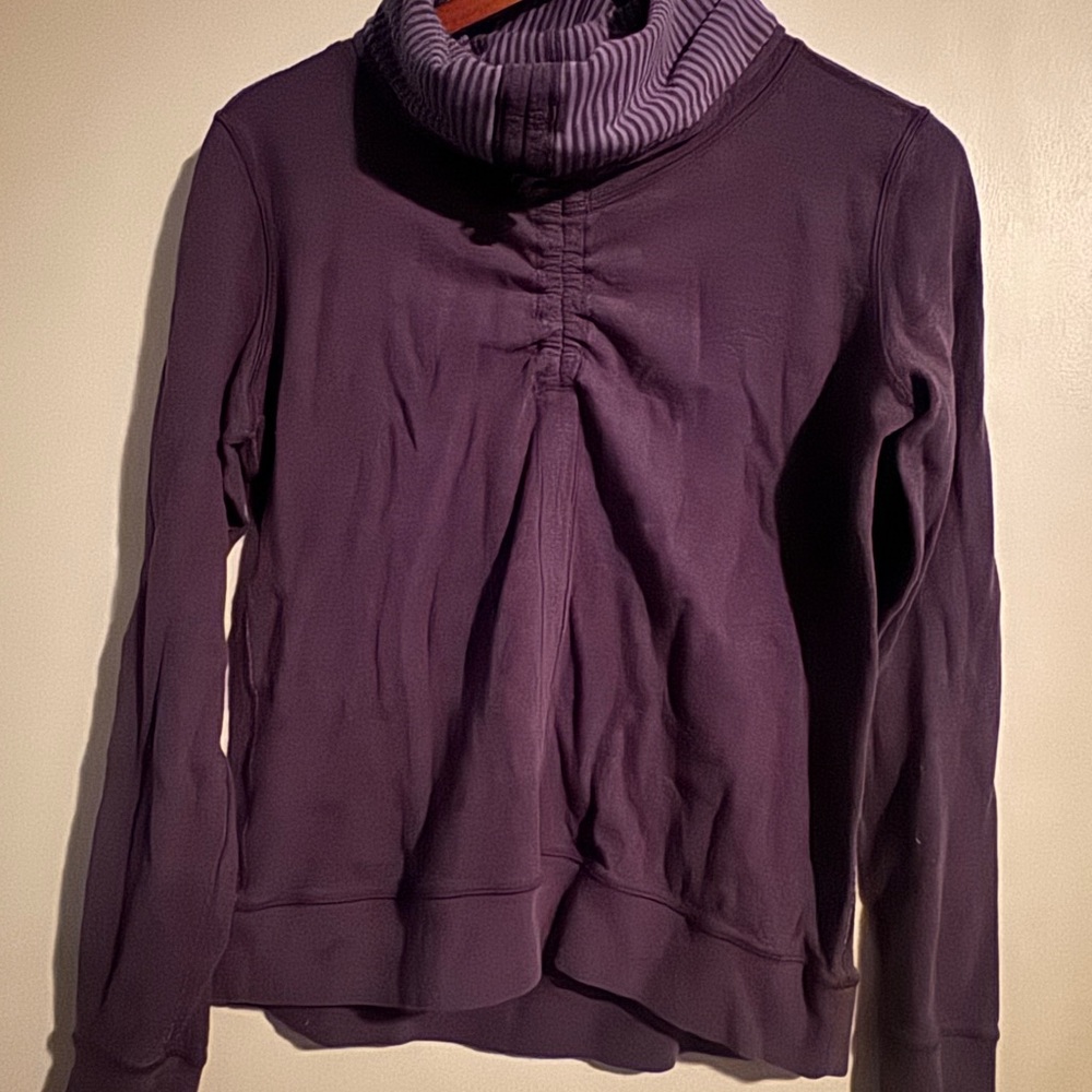Purple Cowl Neck Lululemon Sweatshirt